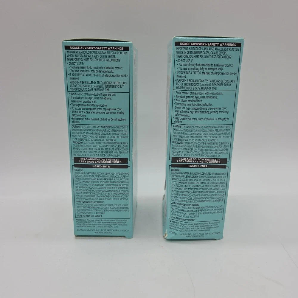 NEW Lot Of 2 L'oreal Paris Magic Root Permanent #5 Matches Medium Brown Shades